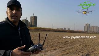 how to operate sprayer drone from Joyance Tech [upl. by Peednam829]