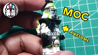 MOC Easy Tutorial  Random ARC Trooper  Clone Wars minifigures with Bootleg Parts starwars [upl. by Wehrle]