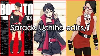 Sarada Uchiha edits1 [upl. by Akirdnuhs]