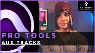 Pro Tools Tutorial  The 2 Main Uses For Aux Tracks avid [upl. by Haleelahk]