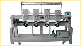 Automatic embroidery machine 4 heads embroidery machine t shirt embroidery machine [upl. by Martica]