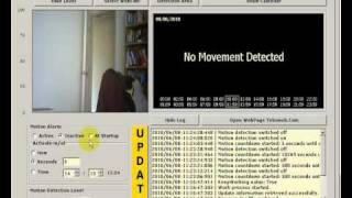 TeboCam Tutorial 2  setting up motion detection [upl. by Eolanda]