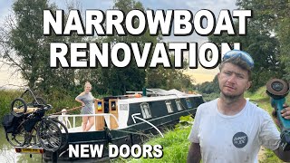 Narrowboat Rear Deck Transformation This Was Hard Part Two [upl. by Swagerty]