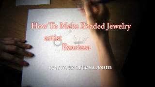 How To Make Beaded Jewelry  artist Ezartesa [upl. by Bellew]