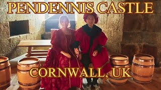 DAY OUT at the HISTORIC PENDENNIS CASTLE IN CORNWALL UK FEATURING KNIGHTS TOURNAMENT and MORE [upl. by Gomez]