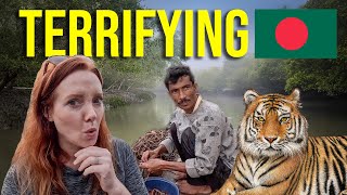 Scary Tiger Encounter In Sundarbans  Exploring Remote Bangladesh  Carrie Patsalis [upl. by Ardnekal600]