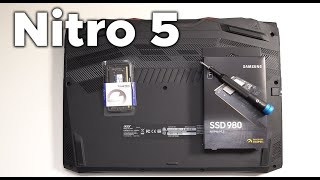 Acer Nitro 5 SSD and RAM Upgrade [upl. by Aubrette]