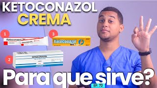 KETOCONAZOL CREMA PARA QUE SIRVE  3 COSAS [upl. by Iruyas]