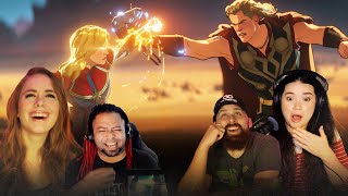 Captain Marvel VS Thor Scene  Reaction  What If Thor Was An Only Child [upl. by Notxed]