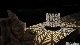 SolarPowered Shadow Deco Lantern by iZoom Automatic Outdoor Accent Lighting [upl. by Daphna309]