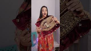 Meesho Designer partywear velvet suit haulshortvideo trending meesho [upl. by Maram481]