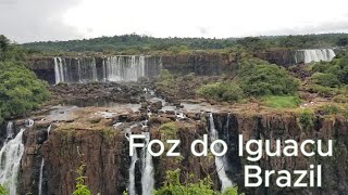 Iguazu Falls Brazil Side  Casual Stroll With Beautiful Paths Coatis and Waterfalls [upl. by Niboc]