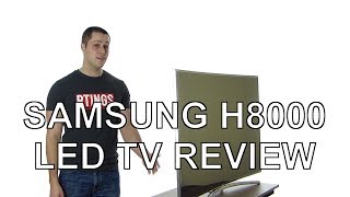 Samsung H8000 LED TV Review [upl. by Osgood]