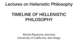 Hellenistic Philosophy 111 Timeline [upl. by Enilesoj]