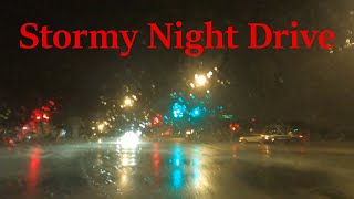 Dust Storm  First Monsoon Rain 2023  Night Drive  Mesa Arizona [upl. by Osugi]