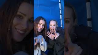 Stefania Spampinato and Danielle Savre live from set of station 19 talking about their 5x07 scene [upl. by Settle]