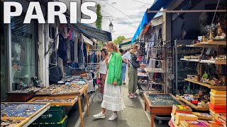 🇫🇷PARIS 4K WALK IN PARIS quotSAINT OUEN FLEA MARKET 1quot EDITED VERSION 29AUGUST2022 [upl. by Carbrey]