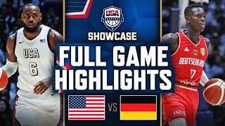 USA vs GERMANY  USAB SHOWCASE  FULL GAME HIGHLIGHTS  July 22 2024 [upl. by Ecnarf]