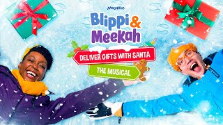 Blippi Delivers Gifts with Santa Full Holiday MOVIE MUSICAL with Blippi and Meekah [upl. by Tench]