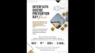 Interfaith and Suicide Prevention Day Panel [upl. by Leiso562]