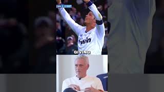 Mourinho talks Real Madrid Cristiano Ronaldo 🔥💯 football shorts [upl. by Ronica]