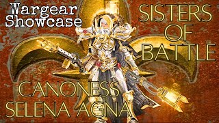 Sisters of Battle Canoness Selena Agna Wargear Showcase Dawn of War Soulstorm w Unification Mod 4K [upl. by Otrebliw]