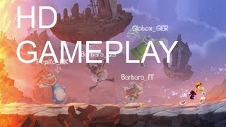 Rayman Legends  Online Challenge Gameplay 1 Wii U [upl. by Sseb]