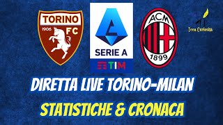 🔴 Torino  Milan 🔴⚫ in diretta live con statistiche e cronaca in tempo reale ⚽ 🥅 [upl. by Droc]