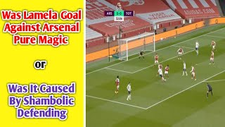 How did Erik Lamela Score That Rabona Goal Against Arsenal [upl. by Senhauser621]