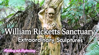 William Ricketts Sanctuary in Mount Dandenong Melbourne Victoria Australia Extraordinary Sculptures [upl. by Assira]