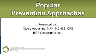 Popular Prevention Approaches [upl. by Kipper]