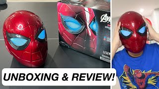 IRON SPIDER Helmet UnboxingReview  SpiderMan No Way Home [upl. by Gladwin]