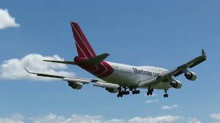 Martinair Cargo  Boeing 747400F Landing at El Dorado Airport  Bogotá  Beauty Queen of the Skies [upl. by Sukin]