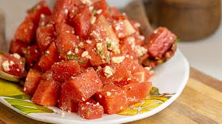 Watermelon amp Feta Salad [upl. by Ileek406]