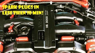 300zx Spark Plug Replacement in 10 Min [upl. by Lodge758]