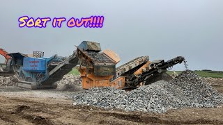 JS finally back up and running  Portafill 3000 on 3 and 4 way split pegson 50 ton crusher [upl. by Nedlog]