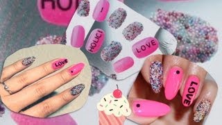 KKN recreates No1 Neon Caviar Nails [upl. by Adli]