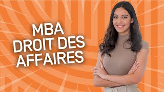 Tout savoir sur les formations  MBA DROIT DES AFFAIRES ⚖️📚 [upl. by Claus]