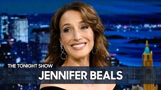 Jennifer Beals Was Hesitant to Accept Her Role in Flashdance Extended  The Tonight Show [upl. by Alarise]