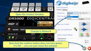 Digikeijs DR5000 04 Connect to network via a router [upl. by Gurtner5]