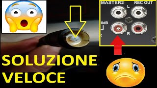 Soluzione per estrarre un spinotto RCA spezzato dentro una presa [upl. by Lundell]