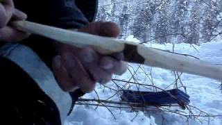 Winter day time Bushcraft Trip with the survivalschuleat [upl. by Rist]