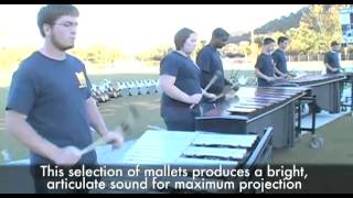 Mallet Selection 2 Front Ensemble Color Choices  Marching Percussion 101 [upl. by Llovera]