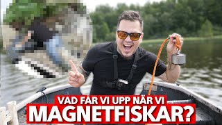 Vi Magnetfiskade Från Båten amp Farsan Trillar i Vattnet [upl. by Llewxam44]