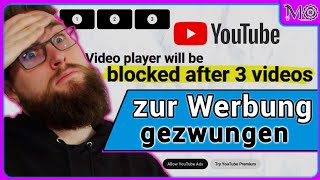 YOUTUBES neue ADBLOCK Strategie und was DAS bedeutet [upl. by Leunad63]