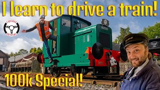 I learn to drive a train  100k subs special [upl. by Tybalt]