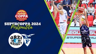 ORZINUOVI  FORTITUDO BOLOGNA  POSTPARTITA  SEMIFINALE SUPERCOPPA LNP [upl. by Yzzik]