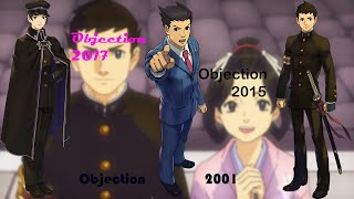 The Great ace attorney  Phoenix Objection in Ryunosukes and Ryutaros Susato Objection themes [upl. by Fidelity]