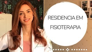 Residência Na Fisioterapia  O que é Como passar  Leticia Vieira [upl. by Asiar]