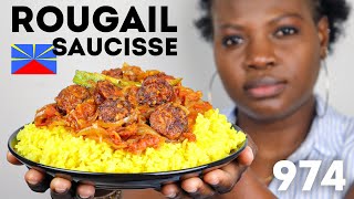 Le VRAI ROUGAIL SAUCISSE 🇷🇪 Recette dun Classique de la Réunion [upl. by Reddy]